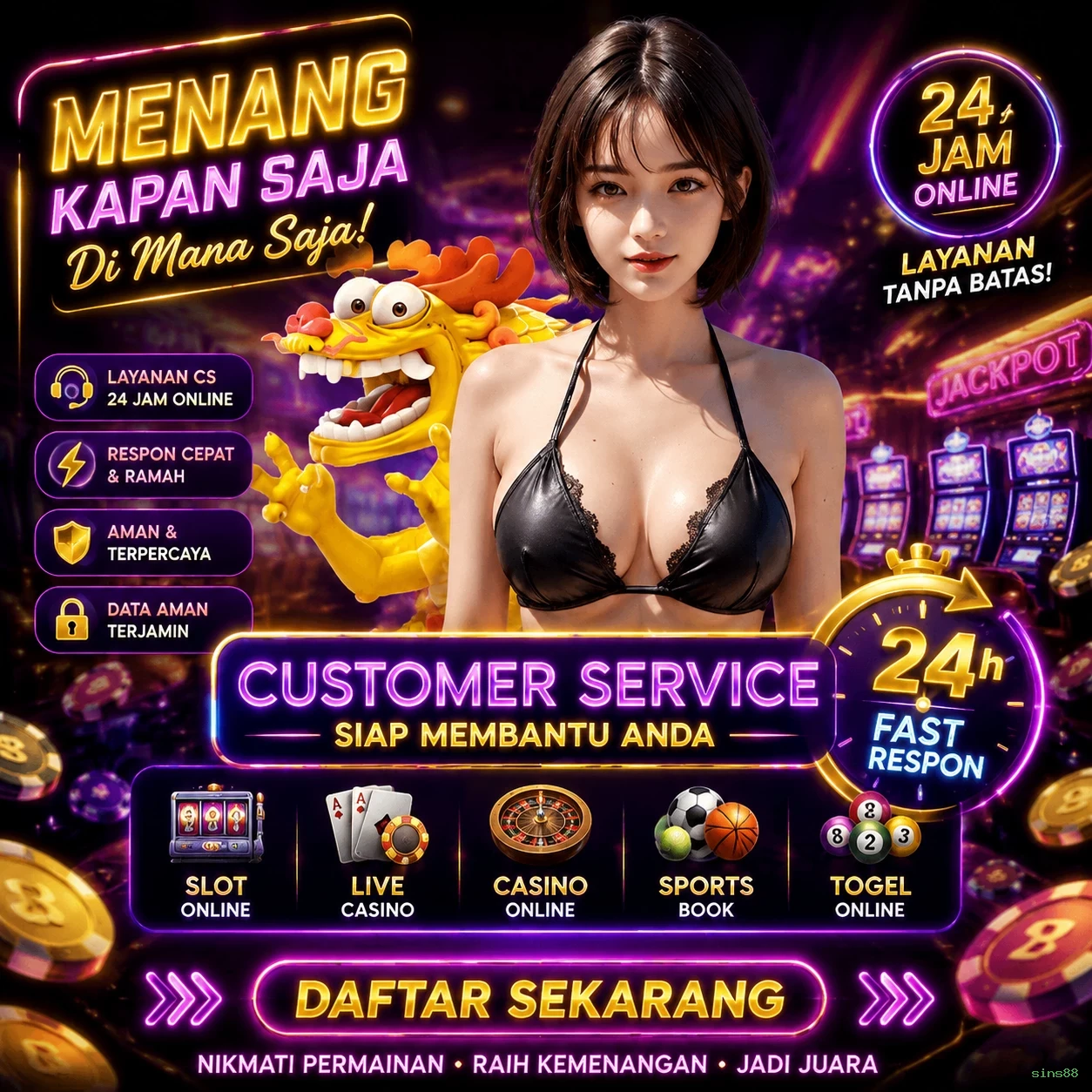 Ikon aplikasi sins88 resmi